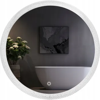 Zrcadlo Zrcadlo Tutumi nástěnné kulaté rám plast 600 x 600 mm