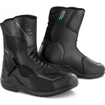 Moto obuv Turistické Moto boty SHIMA FUSION WP BLACK voděodolné + DÁRKY ZDARMA
