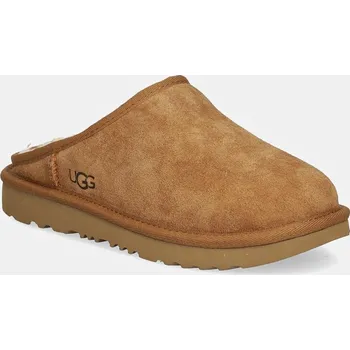 Chlapecké tenisky Dětské semišové papuče UGG KIDS' CLASSIC SLIP-ON 1161030K hnědá 82X, EUR 31