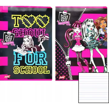 Sešit Linkovaný zápisník Monster High St. Majewski A5, 16 stran