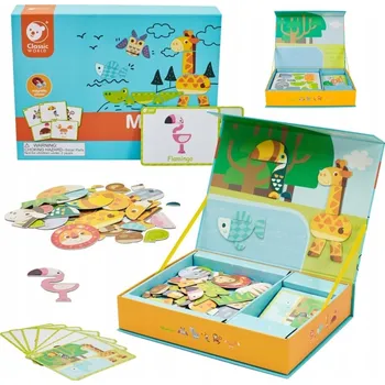 Puzzle Magnetická skládačka Classic World Zvířátka CW20025