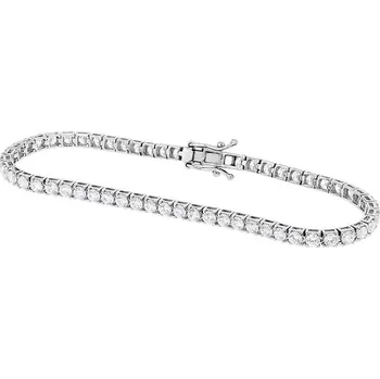 Náramek Zlatý tenisový náramek s lab-grown diamanty Court