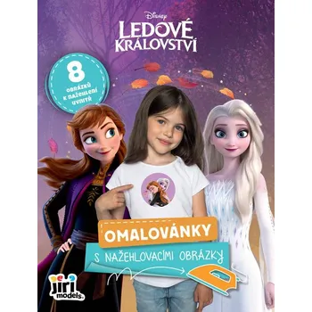 omalovánky Jiri Models Omalovánky s nažehlovacími obrázky Frozen (Ledové Království)