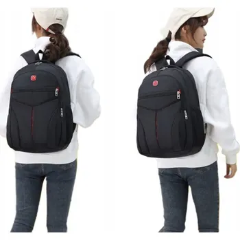 Batoh do práce pro ženy do školy, voděodolný, sportovní, černý, silný, prostorný