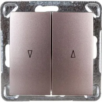 vypínač Žaluziový vypínač pod omítku Ospel ŁP-7Y/M/23