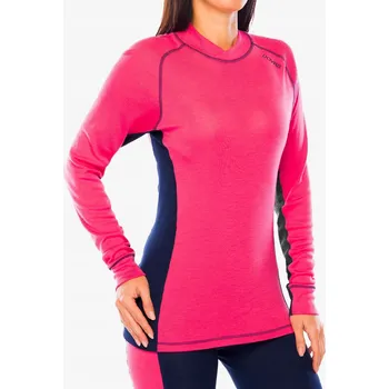 Dámská mikina Dámská termo Mikina Dovre Folded Baselayer - pink XL