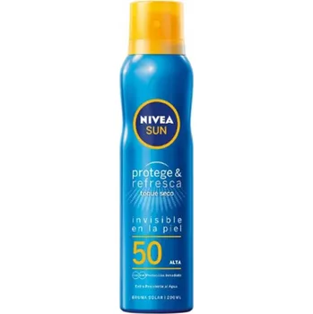 Přípravek na opalování OSVĚŽUJÍCÍ SPRAY NA OPALOVÁNÍ S FILTREM SPF50 NIVEA SUN SPORT PROTEGE REFRESCA