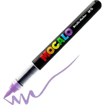 Akrylová fixa M&G Mocalo štětcová, Lavender 804