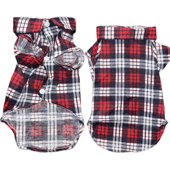 Obojek pro psa Obleček pro malá psí plemena - Červená košile Varianta: XL Nové