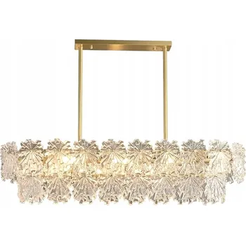 Lustr Stropní svítidlo Glamour Zlatý Křišťálový Toolight 4xE14