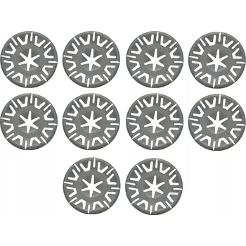 Soustava řízení SPONKY PLECHY PRO MONTÁŽ TEPELNÉHO ŠTÍTU MOTORU SADA 10 KUSŮ