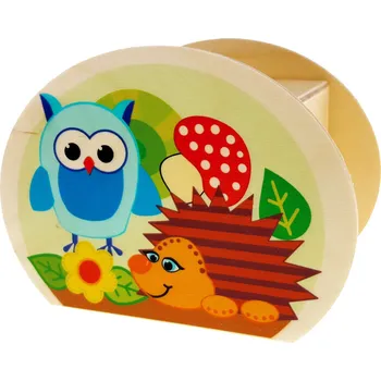 Pokladnička Hess Dřevěná pokladnička lesní zvířátka