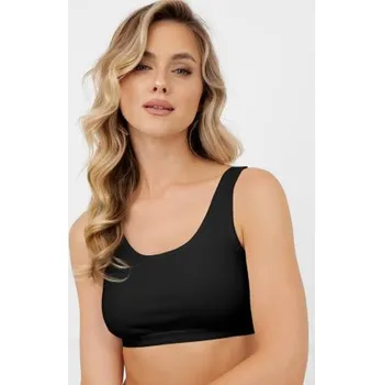 Podprsenka Podprsenkový top Italian Fashion Lotte - bavlna Černá XS