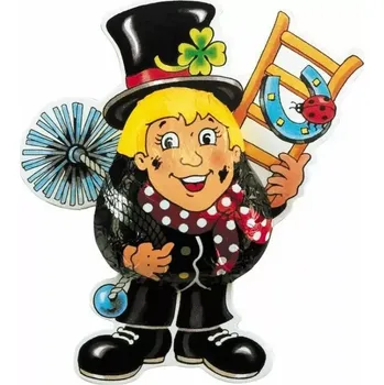 Storz Schokolade Kominíček pro štěstí mléčná čokoláda 12,5 g Čokoláda Storz Schokolade Kominíček pro štěstí mléčná čokoláda 12,5 g