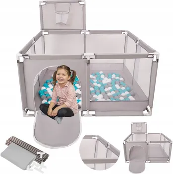 Dětská ohrádka Ohrádka Selonis dětská ohrádka dětské hřiště suchý bazén 125 x 125 cm