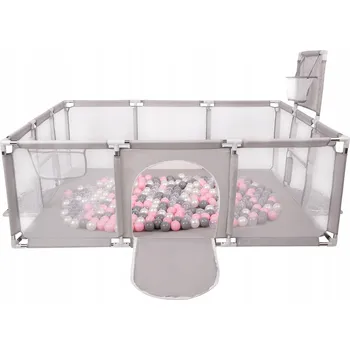 Dětská ohrádka Ohrádka Selonis OHRÁDKA HŘIŠTĚ S MÍČKY PRO DĚTI 180 x 122 cm