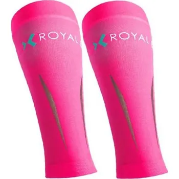 Cyklistické návleky ROYAL BAY Motion kompresní lýtkové návleky růžové neon 3350 - velikost M