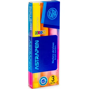 Akrylové popisovače vícebarevné Astra 3 ks