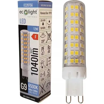 Žárovka Eco Light LED žárovka G9 12W 1040 lm 320° studená bílá 6500K EC20756