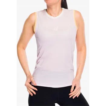 Dámské oblečení COMPRESSPORT Dámské běžecké tílko TRAIL RACING TANK roseate XS