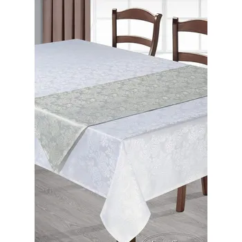 ubrus Obrus běhoun EuroFirany 140x180 Vera2 béžová