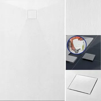 Sprchová vanička REA Sprchová vanička MAGNUM WHITE 90x120 + Sifon