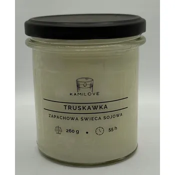 Svíčka Sójová vonná svíčka TRUSKAWKA KamiLove