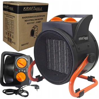 Topidlo ELEKTRICKÝ OHŘÍVAČ FARELKA 2,5kW 230V TERMOSTAT REGULACE TOPENÍ