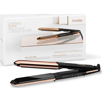 Žehlička na vlasy Žehlička Na Vlasy na černé vlasy Babyliss Straight & Curl Brilliance 45W