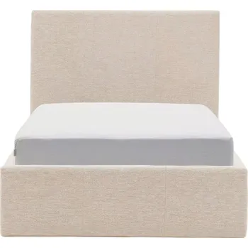 Postel Kave Home Béžová jednolůžková postel Nahiri 90 x 200 cm
