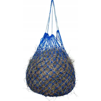Pro koně Síť na seno pro koně, ručně pletená Nova Covalliero, oka 5 cm, modrá
