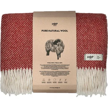 deka Deka RURU čistá novozélandská vlna 145x205 zelená HOP DESIGN