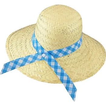 Karnevalový doplněk Widmann Slamák s modrou stuhou dámský