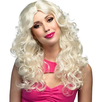 Karnevalová paruka Boland Blond paruka Jody dlouhá vlnitá