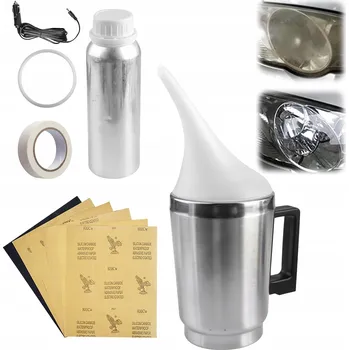 SADA PRO REGENERACI A RENOVACI SVĚTEL REFLEKTORŮ, KONVIC + KOTOUČE A TEKUTINA