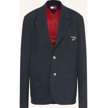 Dámské sako Tommy Jeans Dámské Dlouhý Sako, tmavě modrá, 36