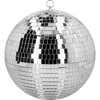 Karnevalový doplněk Boland Zrcadlová koule stříbrná 30 cm