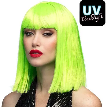 Karnevalová paruka Boland Paruka neonově zelená dámská Dance