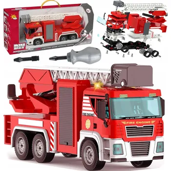 autíčko Auto k Sestavení a Rozložení Malý Mechanik Jezdí s Pohonem Světla Zvuk