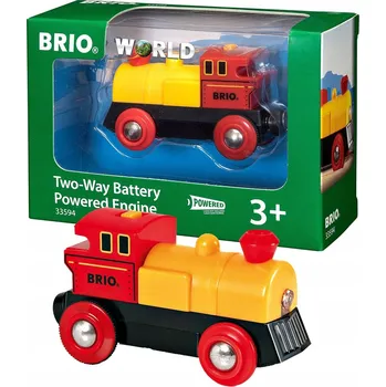 Vláček a vláčkodráha Brio Vláček Žluto-červená parní lokomotiva 33594