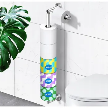 Obraz Uchwyt na papier toaletowy z pojemnikiem