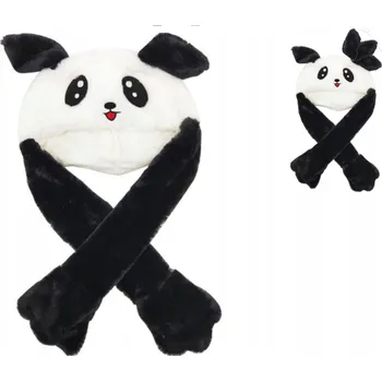 Čepice Klobouk Panenka Čepice Panda s pohyblivýma ušima Kigurumi