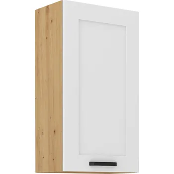 LUNA ab | horní skříňka 50 G-90 1F s policemi | 50 cm | VYSOKÁ | UNI dvířka | artisan/bílá