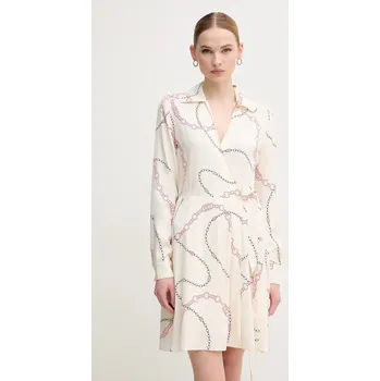 Dámské šaty Šaty Tommy Hilfiger WW0WW44664 béžová 01X, vel. 42