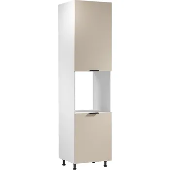 Kuchyňská skříňka SORENTO pl | vysoká skříňka D60PWN na vestavnou troubu | 60 cm | UNI provedení | bílá/béžová