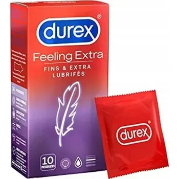 Kondom Durex Feeling Extra extra zvlhčené, 10 ks
