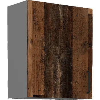 Kuchyňská skříňka OLD STYLE | horní kuchyňská skříňka 60 G-72 1F policová | 60 cm | antracit/old style