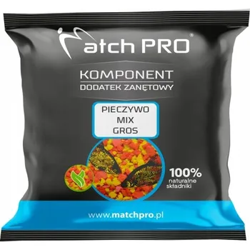 Návnadová surovina Návnada Match Pro splávková a zemní metoda 0,5 kg TOP PEČIVO FLUO MIX GROS 500