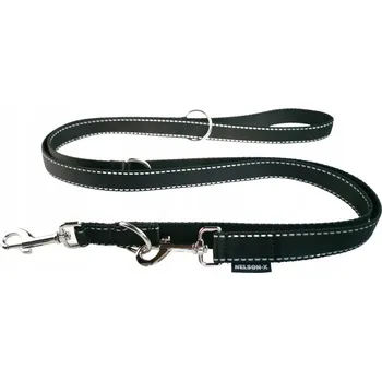 Vodítko pro psa REFLEXNÍ PŘIZPŮSOBIVÉ VODÍTKO VODÍTKO PSY NELSON-X 2m/2,5cm STD