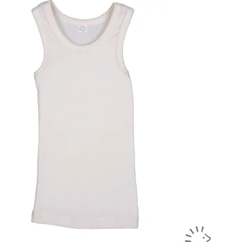 PoPoLiNi Dětské Merino tílko Ecru Vel. 86/92